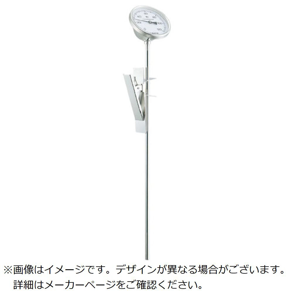 SATO 寸胴鍋用バイメタル温度計(クリップ式)BM-R-75