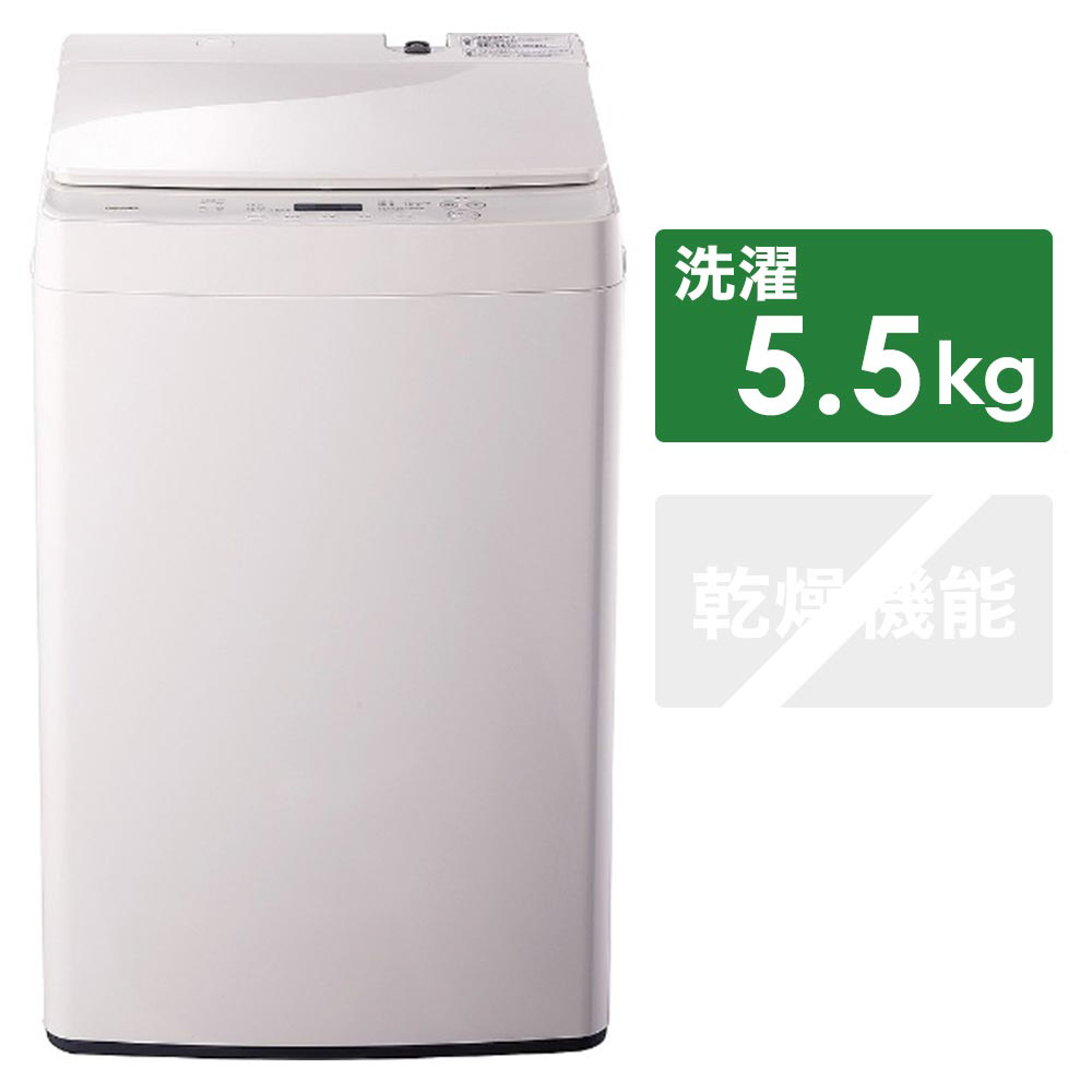 全自動電気洗濯機 （洗濯5.5kg） WM-EC55W ホワイト｜の通販は