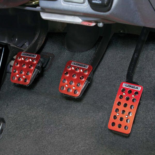 ミニペダルセット マニュアル レッドアルマイト AK-706｜の通販
