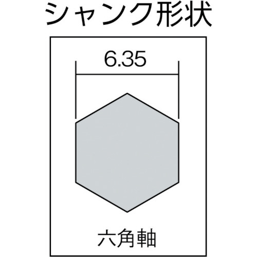 電動ドリル用ステップドリル 11段 6～30mm ゴールドタイプ ESD630G｜の