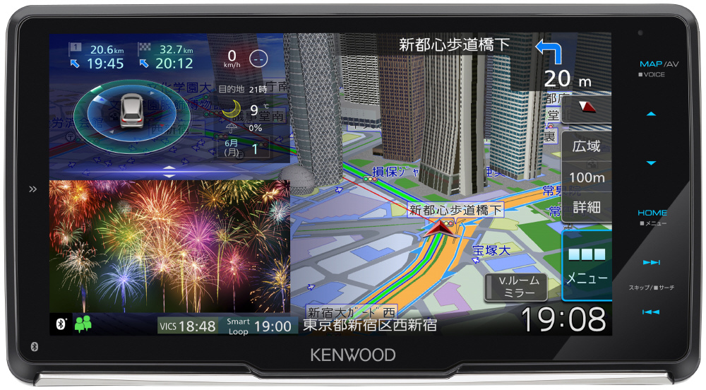 カーナビ MDV-M907HDF ［9型 /ワンセグ /Bluetooth対応］｜の通販は