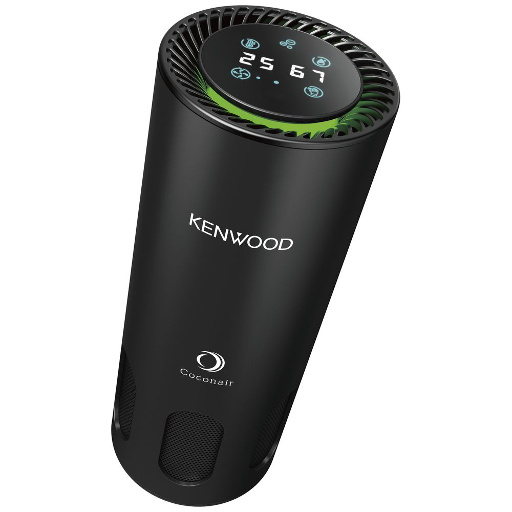 ケンウッド(Kenwood) 光触媒 除菌消臭機 12V 24V車対応 ドリンクホルダー設置タイプ USB-A対応 タッチレスセンサー CA - 1
