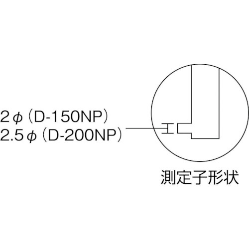 デジタルネックノギス ポイント型 D200NP｜の通販はソフマップ[sofmap]