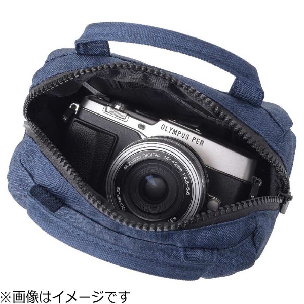 プレミアム3ミニカメラバッグ（ネイビー） E-3494｜の通販はソフマップ