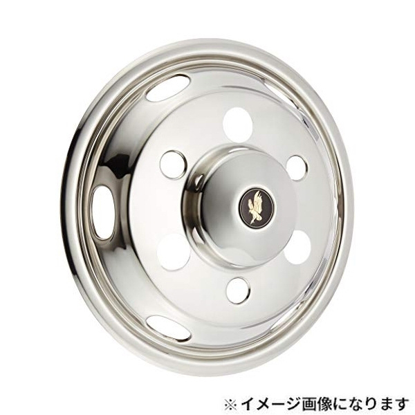 丸型ナットカバー 樹脂/クロームメッキ 高さ60mm ナットサイズ41mm 6個入 500385