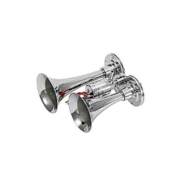 DC24V ミニヤンキーホーン 低電流タイプ 長さ200mm クローム