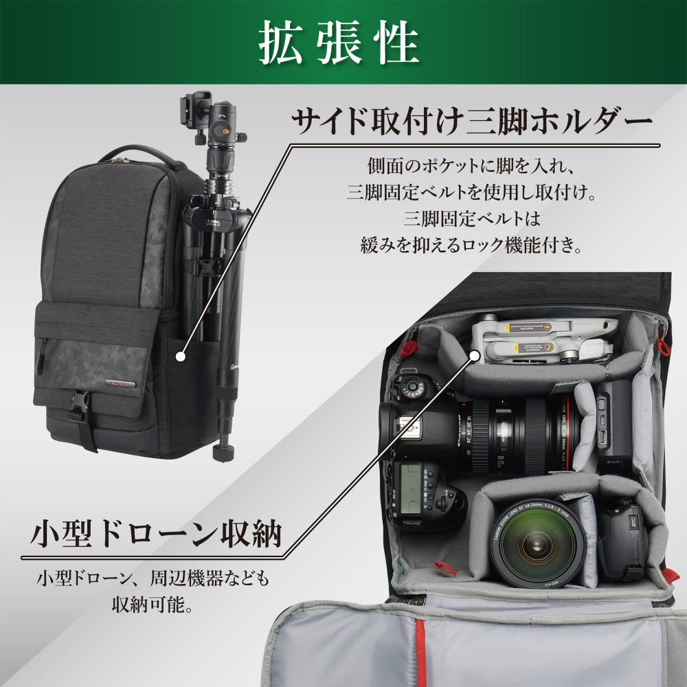 GW-PRO RED バックパックライト 02 M ブラック SGWPR-BPLT2M ［25～30L