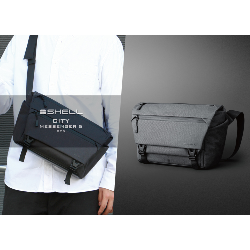 プラスシェル シティ メッセンジャー 5 G05 ブラック SP-CT05MS5BK｜の