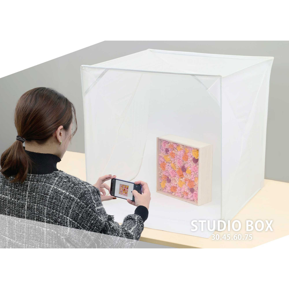 物撮り 商品撮影お買い得セット WEIMALL 撮影ボックス 8点セット 50×50cm ソケット カメラ