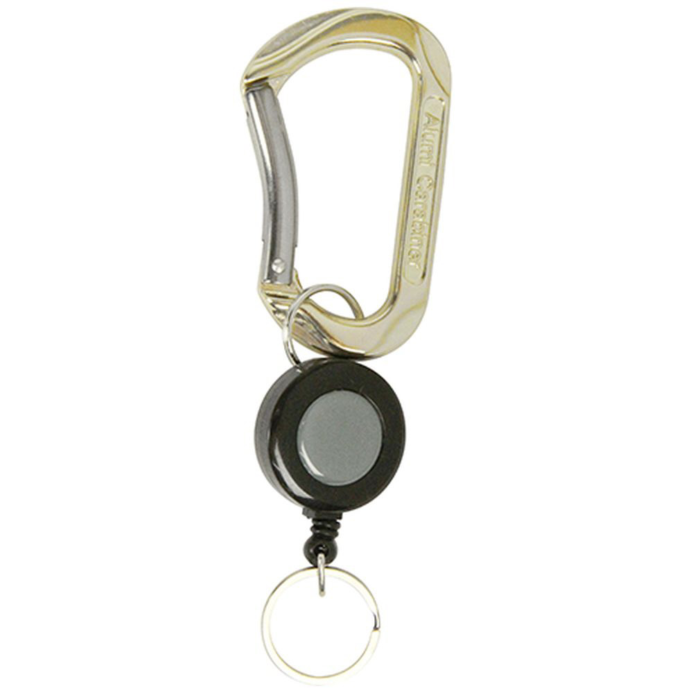 アルミカラビナ キーリール付 Sac80krゴールド の通販はソフマップ Sofmap