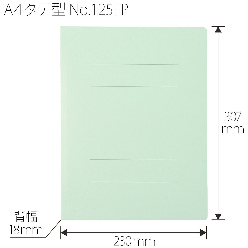 PPフラットファイルA3二つ折りBL NO.125FP