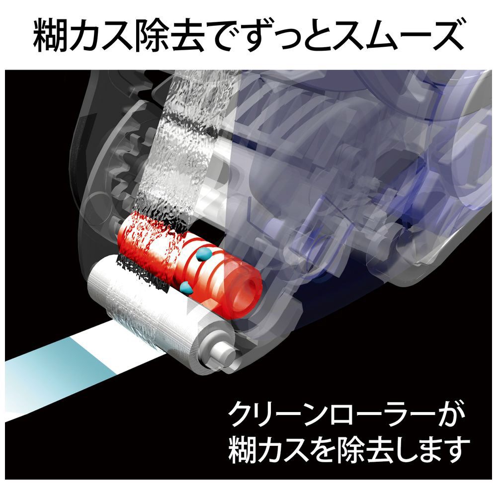 ノリノプロ?お得パック品?しっかり貼れる 8.4mm 本体単品＋つめ替え用