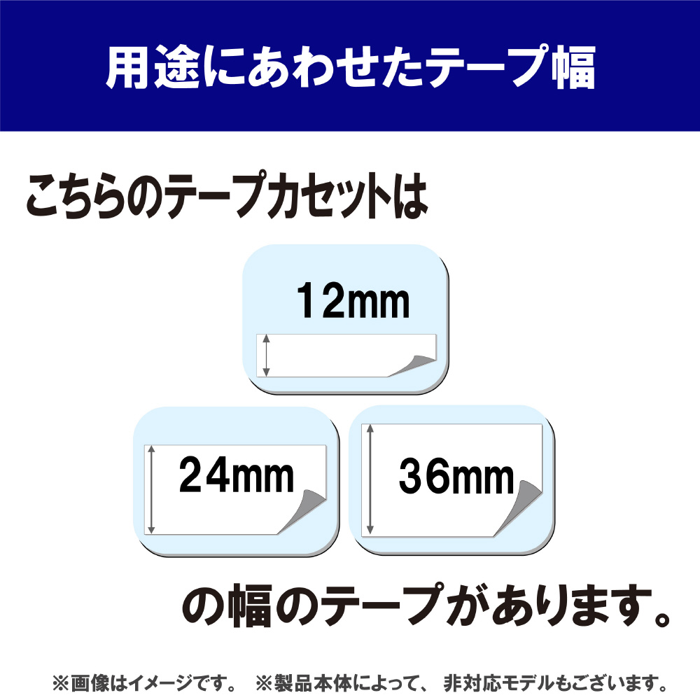 ピータッチ テープ スタンダード 幅12mm 白ラベル(黒文字) TZe-231 2個