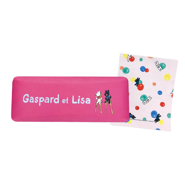 リサとガスパール ロゴシリーズ メガネケース ピンク Mgl 076 キャラクターメガネケースの通販はソフマップ Sofmap
