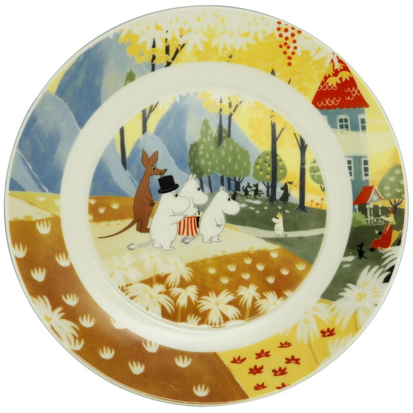 新品　ムーミン　ルオント（自然） 19．5cmプレート　ムーミンハウス ムーミン ルオント プレート 19.5cm ムーミンハウス｜の通販は