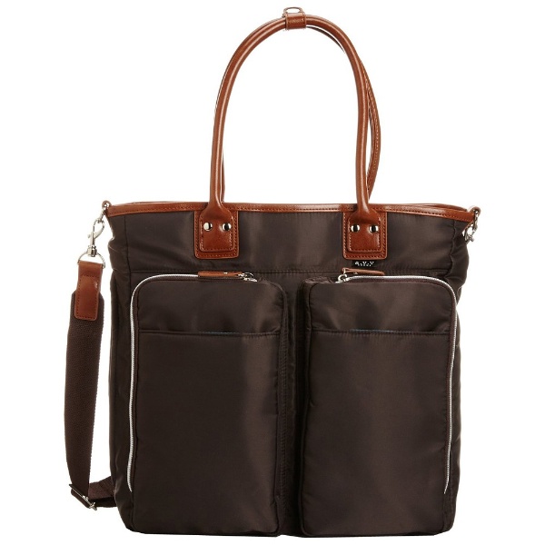 軽量 縦型 トートバック 55023 チョコ