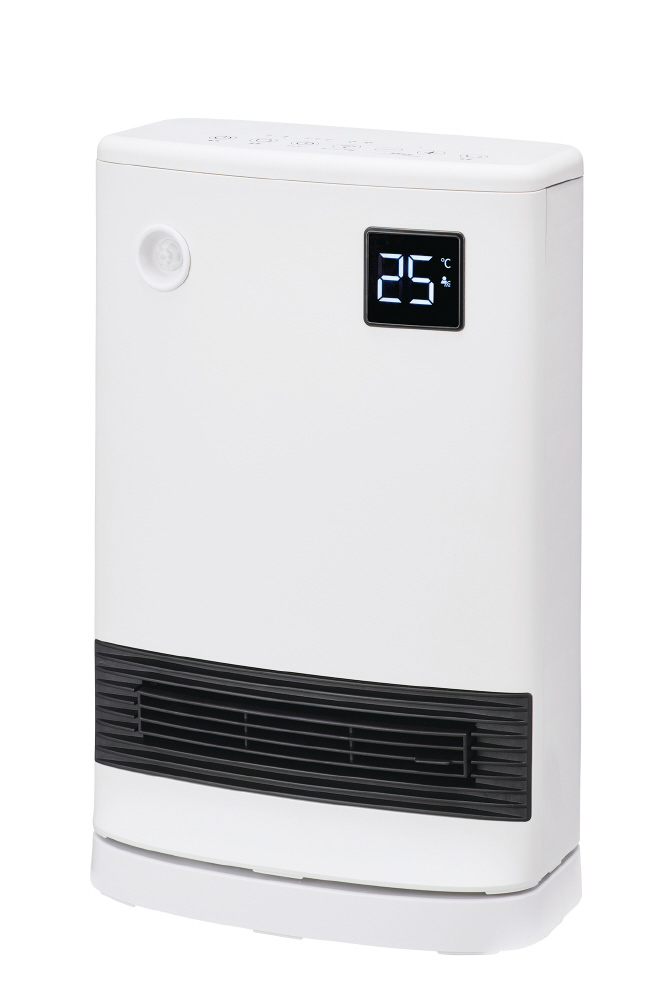 人感センサー付 1000W暖房器具 セラミックヒーター ホワイトCH-T2038