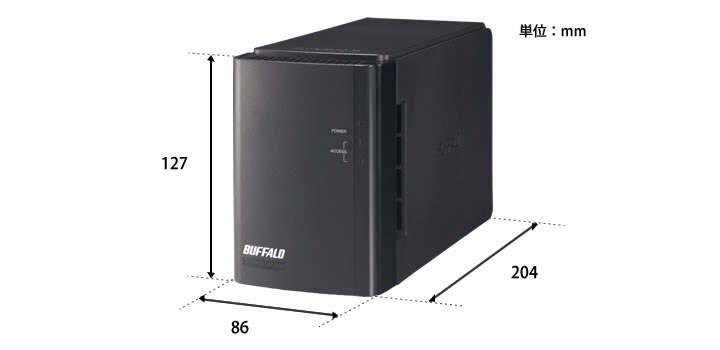 HD-WL8TU3/R1J [8TB /据え置き型] (ミラーリング機能搭載 USB3.0用外付 ...