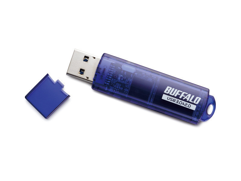 【在庫限り】 【ドラゴンクエストX 動作確認済み】USB3.0対応 USBメモリー　スティックタイプ （32GB・ブルー）　RUF3-C32GA-BL RUF3-CAシリーズ ブルー RUF3-C32GA-BL ［32GB］ 【ドラゴンクエスト�]動作確認済み】_3