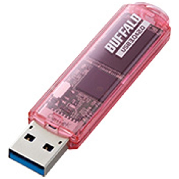 【ドラゴンクエストX 動作確認済み】 USB3.0メモリ［Mac／Win］　RUF3-Cシリーズ （32GB・ピンク）　RUF3-C32GA-PK