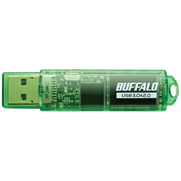 【ドラゴンクエストX 動作確認済み】 USB3.0メモリ［Mac／Win］　RUF3-Cシリーズ （32GB・グリーン）　RUF3-C32GA-GR_1
