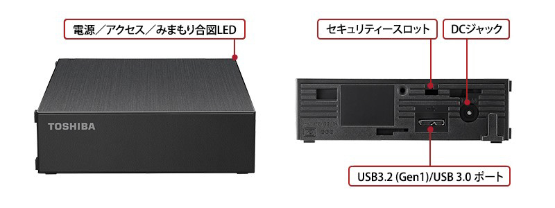 HD-TDA4U3-B 外付けHDD USB-A接続 TOSHIBA Canvio Desktop(テレビ 