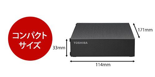 HD-TDA6U3-B ［据え置き型 /6TB］ 外付けHDD USB-A接続 TOSHIBA