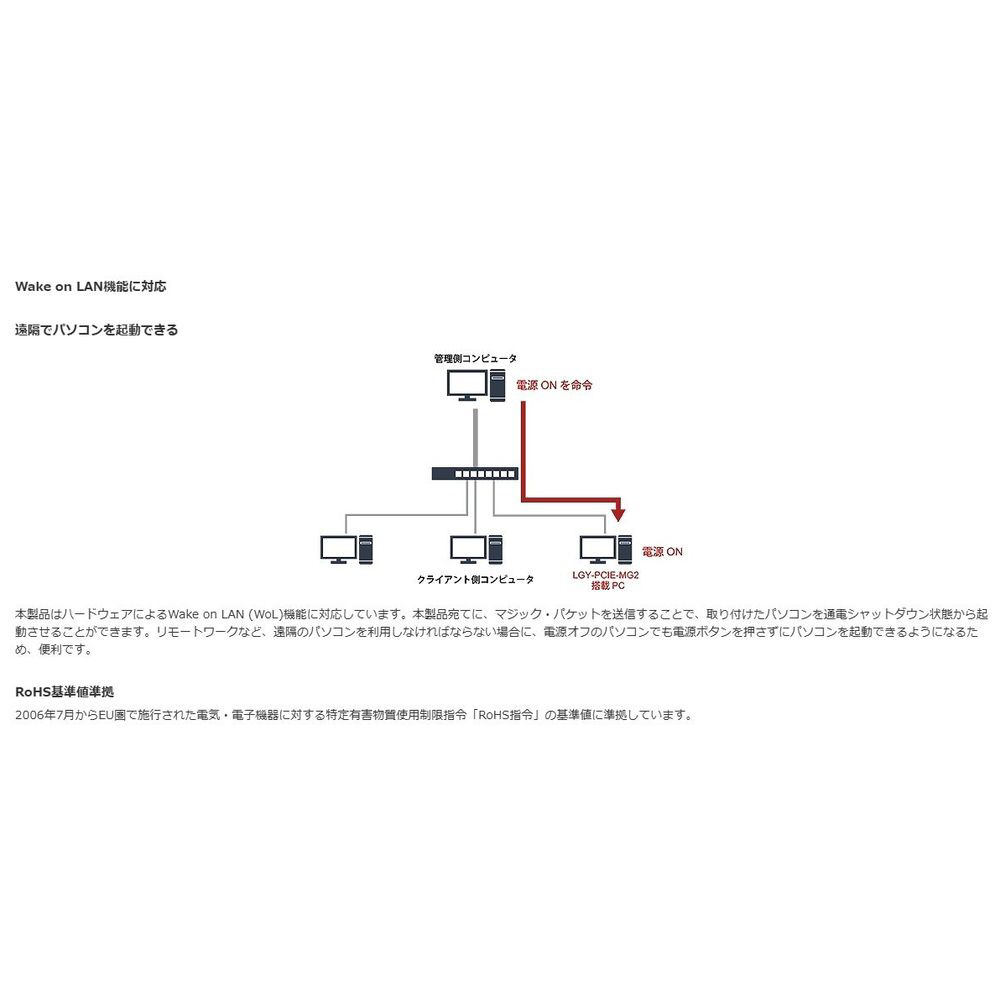 まつバッファロー BUFFALO 10GbE対応 LGY-PCIE-MG2 LGY-PCIE-MG2 : LANアダプター | バッファロー