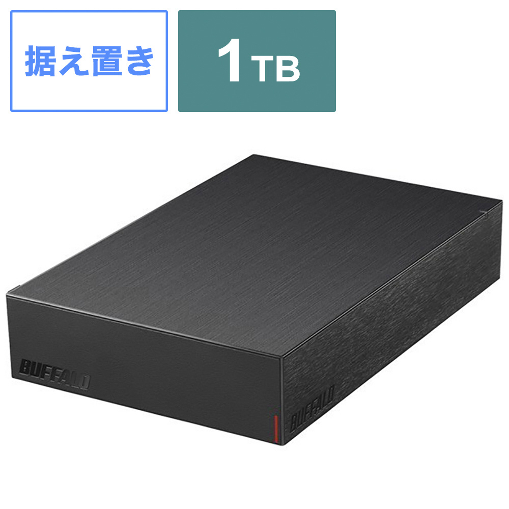 外付けHDD BUFFALO バッファロー パソコン テレビ 録画用 ハードディスク 4TB HD-EDS4U3-BE