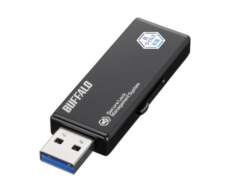 USBメモリ SIAA抗菌(Mac/Windows11対応) RUF3-HSVB8G ［8GB /USB TypeA /USB3.2 /スライド式］