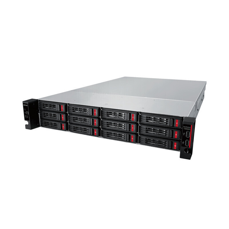 NAS [8TB搭載 /4ベイ(8ベイ空き)] 10GbE標準搭載 法人向け 2Uラック 