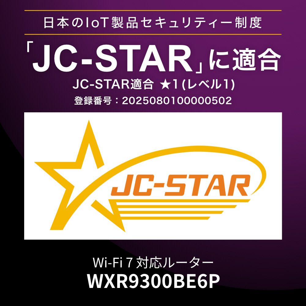 Wi-Fiルーター 5764＋2882＋688Mbps AirStation(ハイパフォーマンス