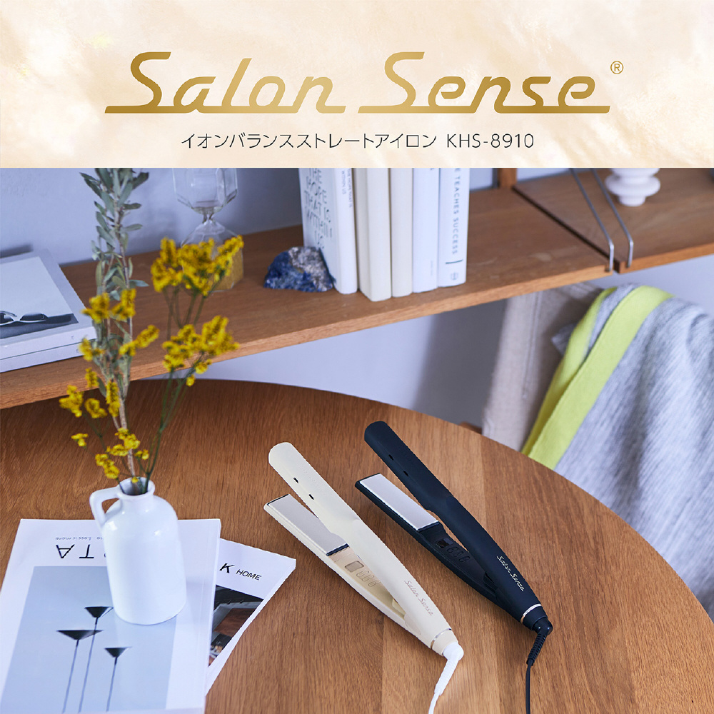 イオンバランスストレートアイロン Salon Sense KHS-8910/K