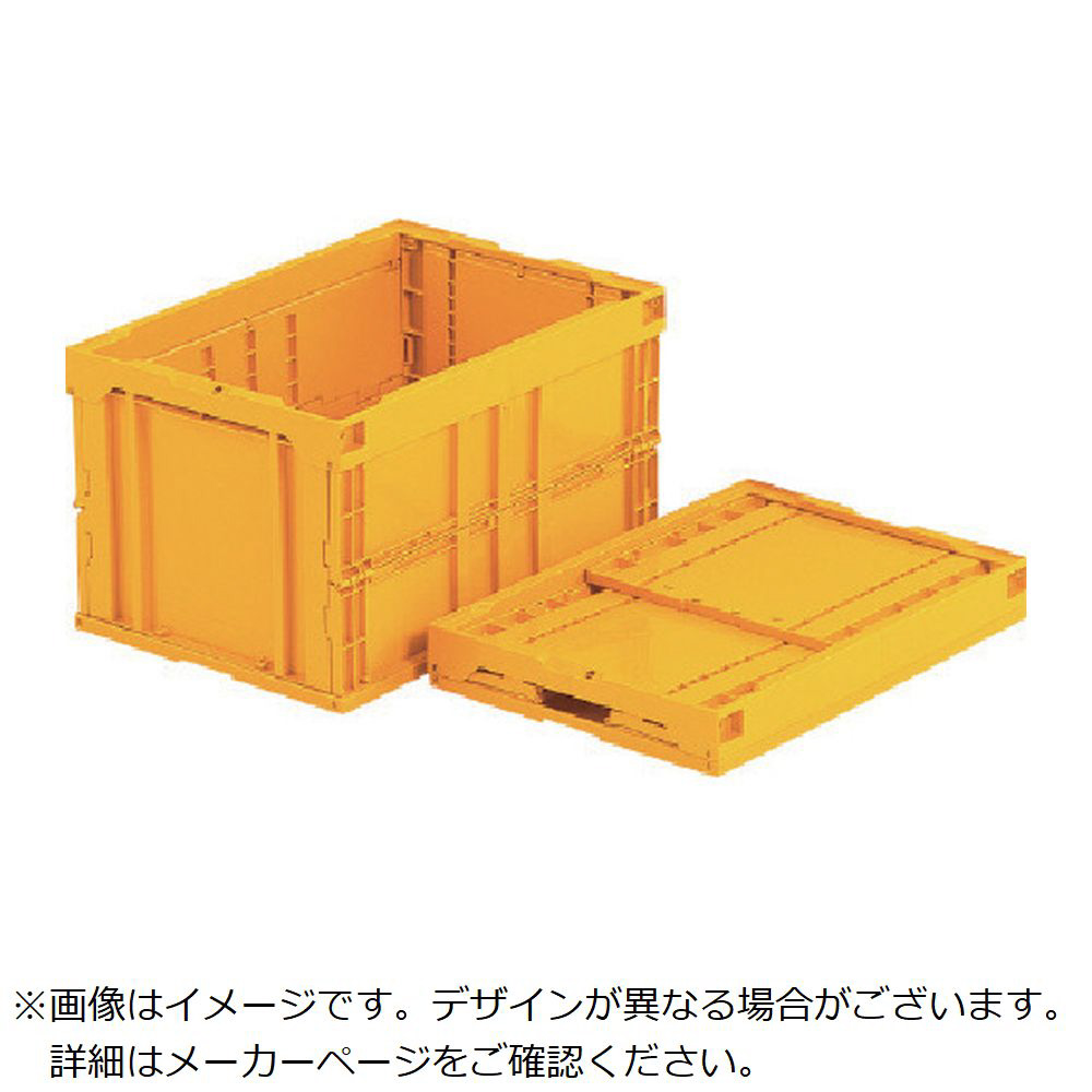 サンコー 両扉付オリコン ラック 50B 折りたたみコンテナ 4個セット