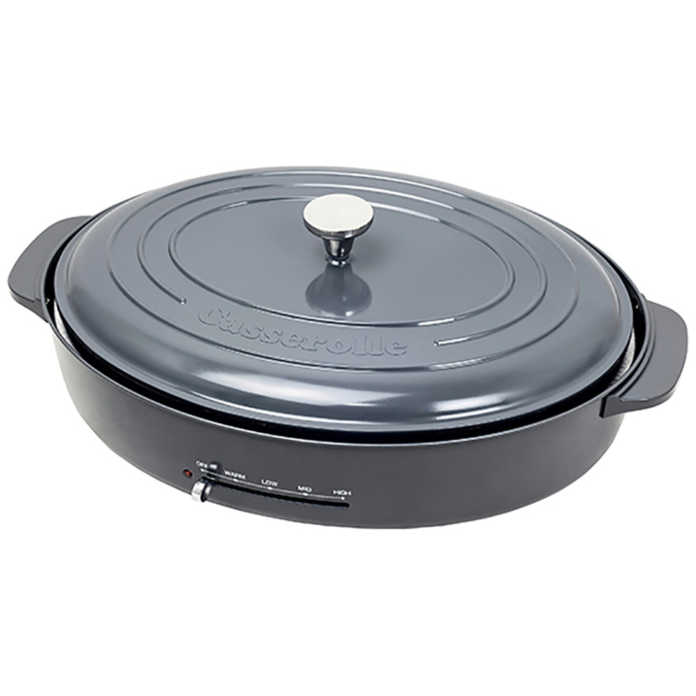 ホットプレート 2枚組み キャセロール BHJ-W120-H たこ焼き 焼肉 展示品〕 キャセロール2枚組みホットプレート BHJ-W120-H｜の通販は