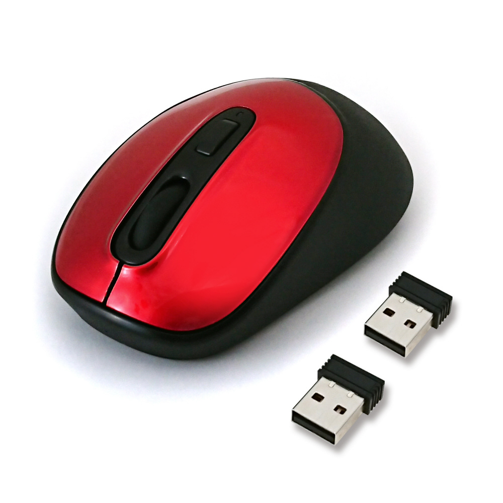 マウス HIDISC レッド HDM-7146RD ［BlueLED /4ボタン /USB /無線(ワイヤレス)］｜の通販はソフマップ[sofmap]