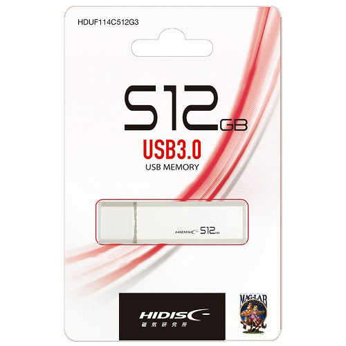 USBメモリ (Mac/Windows) シルバー HDUF114C512G3 ［512GB /USB TypeA