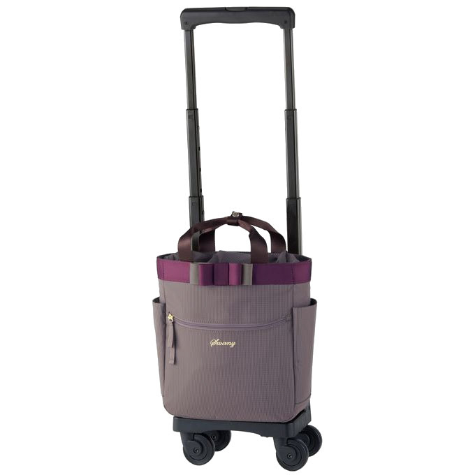 レビュー高評価商品 D-408 ルバンドミニ スワニー （TS15）＜4輪ストッパー付＞ 旅行かばん・小分けバッグ