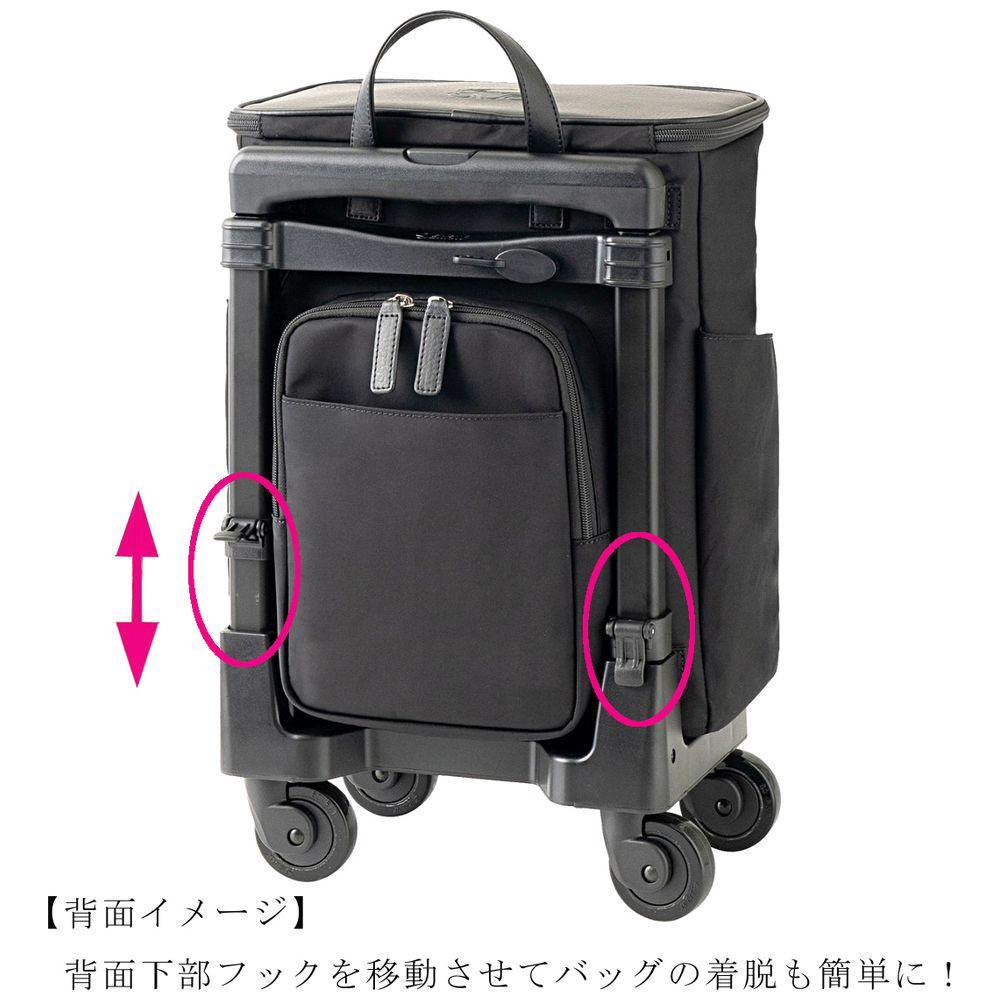 レディース スワニー アミーカ M18 D-529 4輪ストッパー 17L ソフト