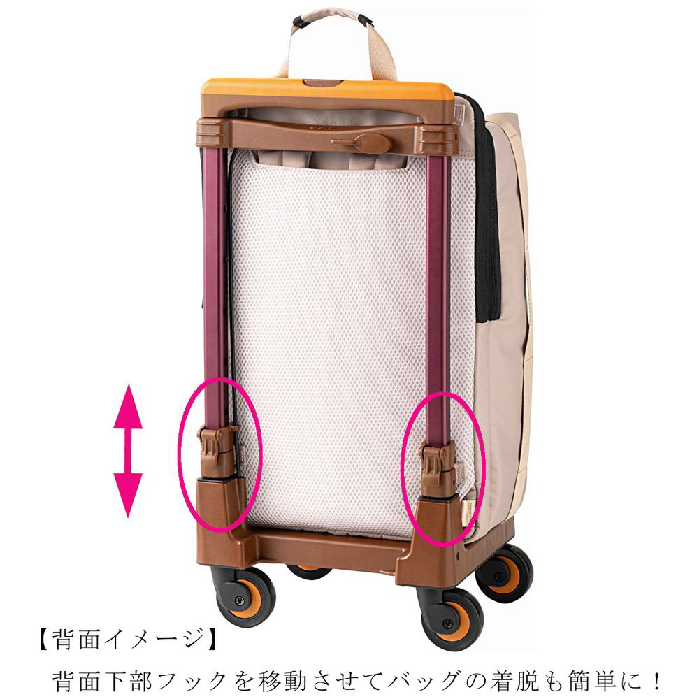 スワニー（SWANY）ノマード（D-531）キャリーバッグ★美品 ノマード（4輪SP付ダストガートL21） SWANY（スワニー） スモーキー
