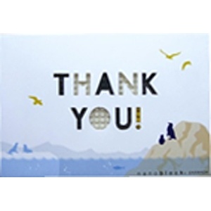 nanoblock ポストカード NB015 ペンギンGift