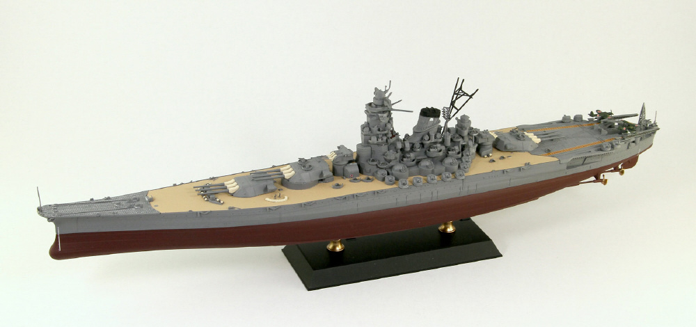 日本海軍 戦艦 大和 武蔵 1/2000スケール 軍艦 完成品　4点セット❗️ 戦艦大和シリーズ 日本海軍 戦艦 大和・武蔵 (4隻セット