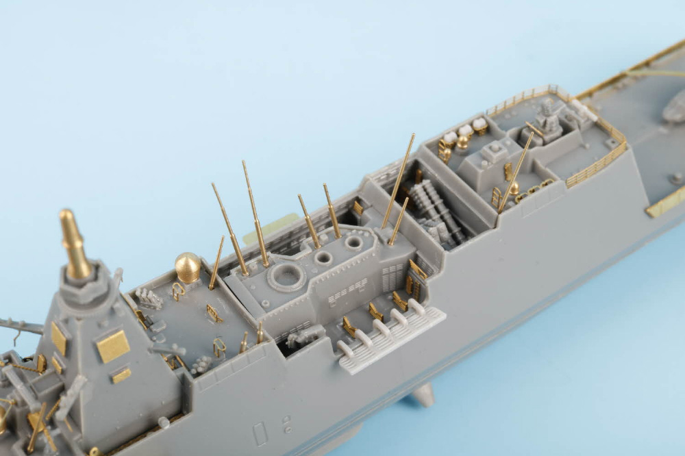 護衛艦　FFM 引渡し記念品 1/700 海上自衛隊 護衛艦 FFM もがみ型用純正グレードアップ