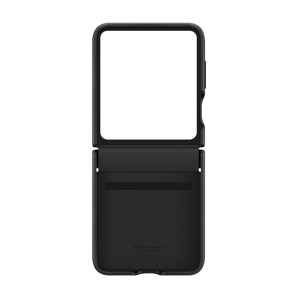 サムスン純正ケース Galaxy Z Flip5 Flap Eco-Leather Case（Black