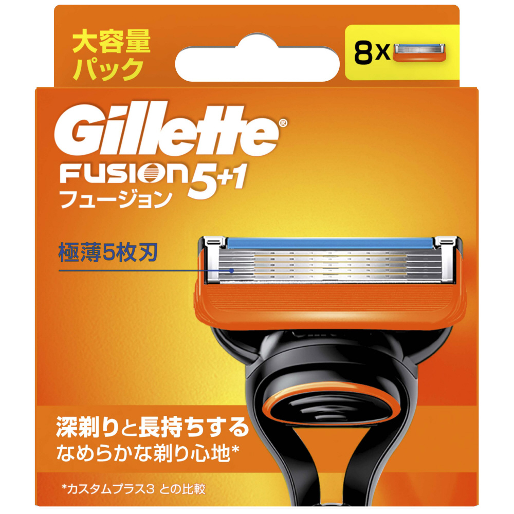 Gillette（ジレット）フュージョンマニュアル替刃8個入｜の通販は