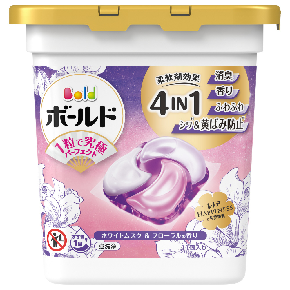 ボールドジェルボール4D ホワイトムスクの香り 本体 11個｜の通販は