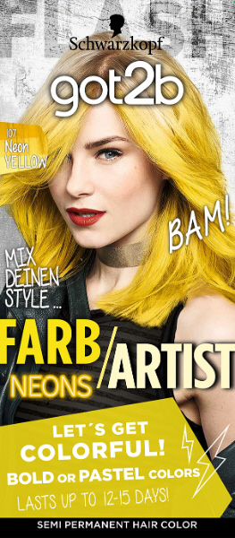 got2b（ゴットゥービー）カラークリーム ネオンイエロー｜の通販は