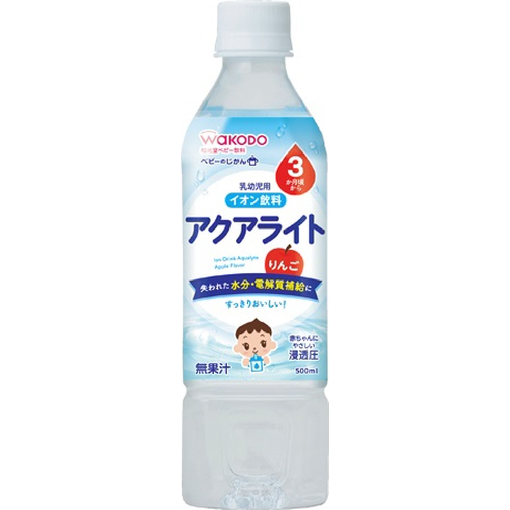 ベビーのじかん アクアライト りんご 500mL×24本