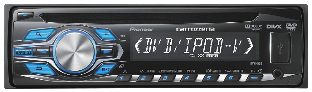 カロッツェリア(パイオニア) カーオーディオ DVH-570 1DIN CD/DVD/USB カロッツェリア DVH-570