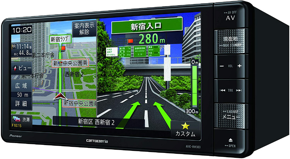 カーナビ 楽ナビ carrozzeria（カロッツェリア） AVIC-RW303-2 ［7型